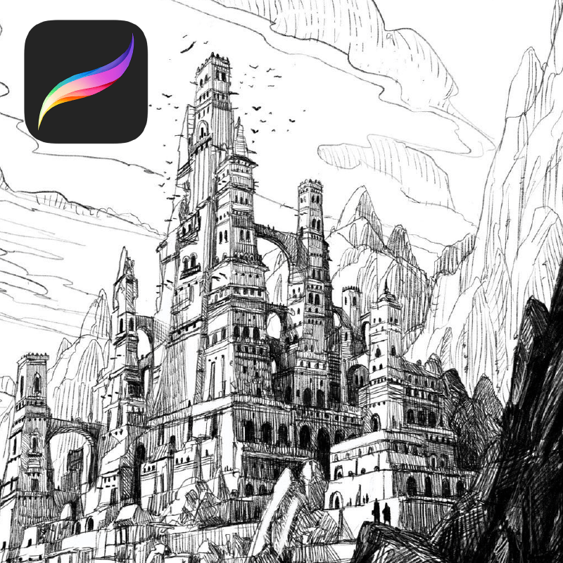 Learn to Use Procreate: Pen & Ink