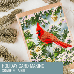 Holiday Card Making | Diamond Art Cards for Grade 9-Adult